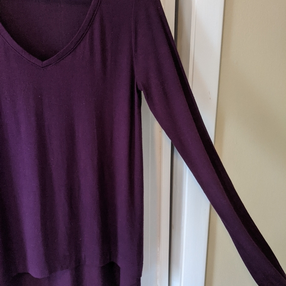 Purple long sleeve top from Express - Picture 2 of 4